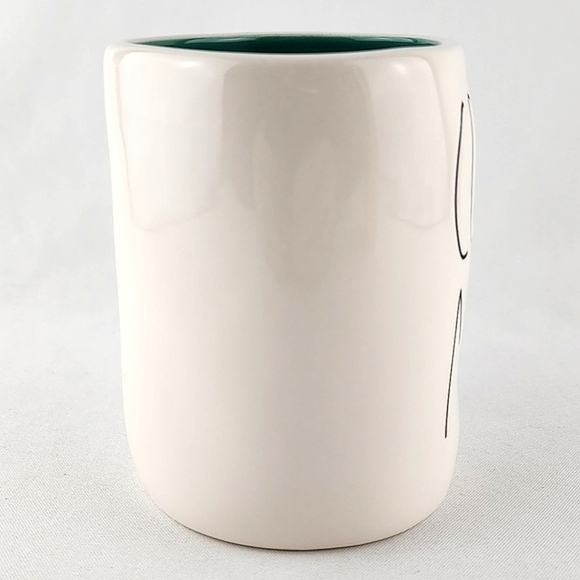 ⭐️2/ $50⭐️ Rae Dunn Artisan Ceramic White Green Mug COOL MOM Large Letters - Picture 5 of 10